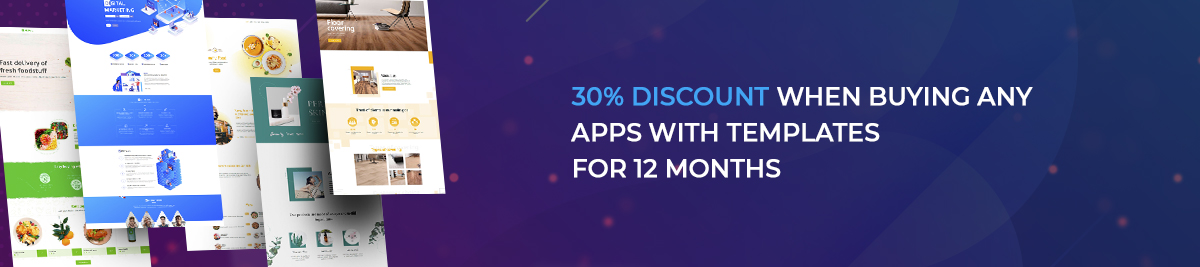 30% discount for 12 months